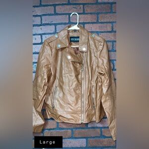 Guess Large Leather Jacket